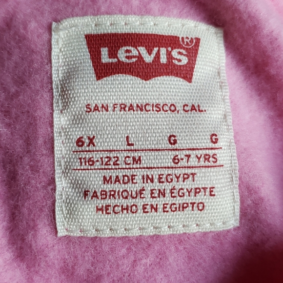 Levi's girls NWT chenille patch logo sweatshirt - Picture 3 of 7
